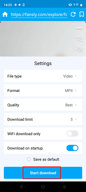 ytsaver app fansly download setting
